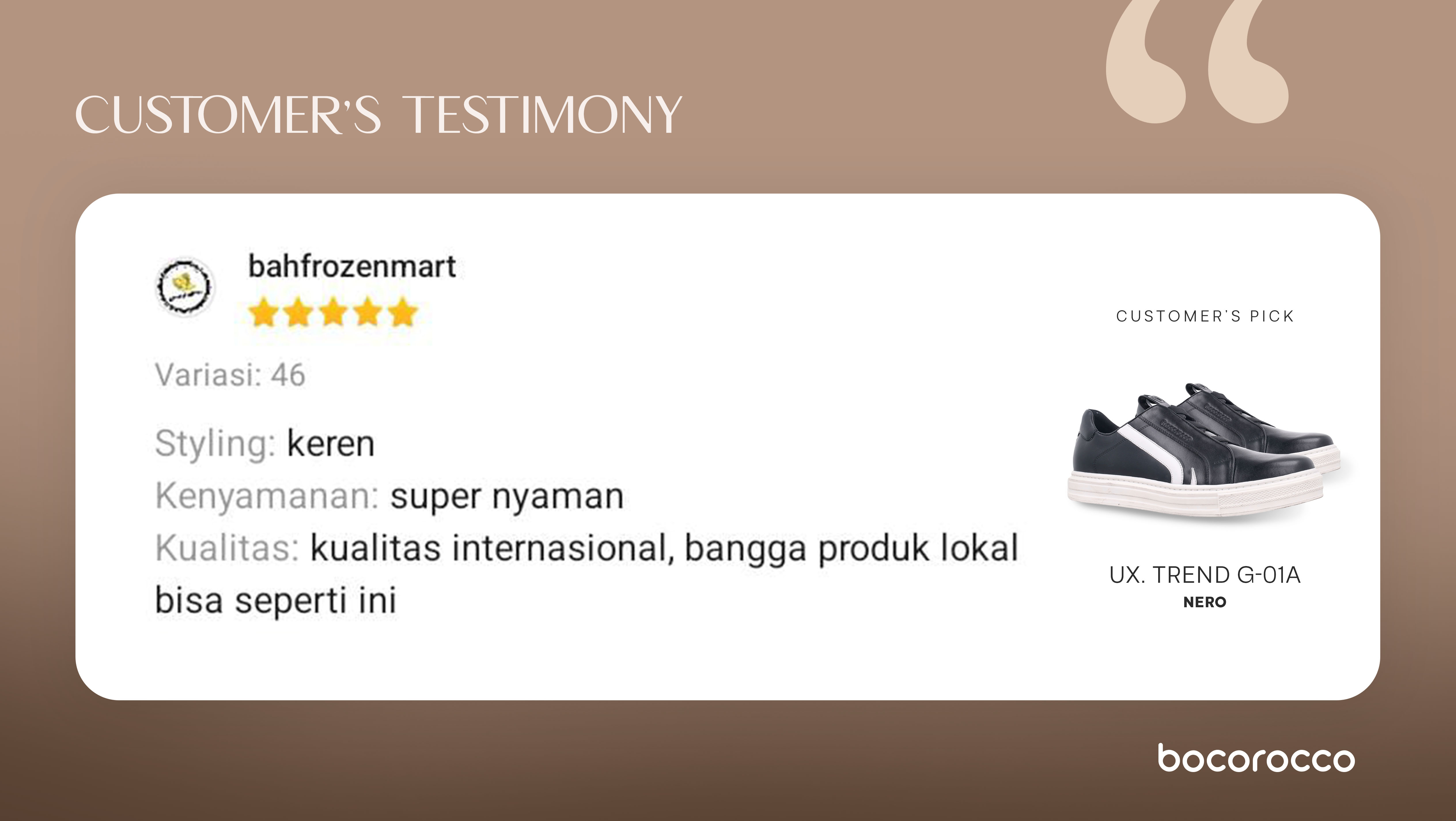 Customer Testimony 3